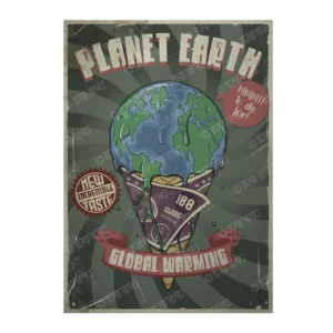 POSTER 'GLOBAL WARMING'