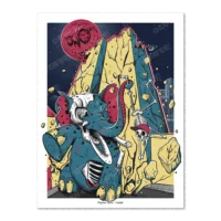 FILE MOCKUP STAMPE PRODOTTO 30X40 ELEPHANT TOWER