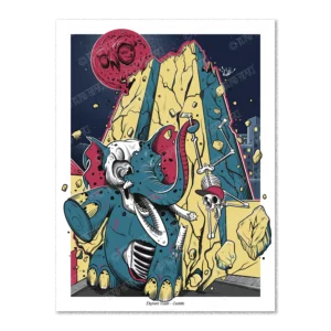 POSTER 'ELEPHANT TOWER' 30X40