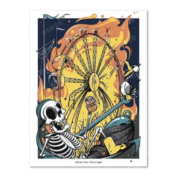 FILE MOCKUP STAMPE PRODOTTO 30X40 RUOTA PANORAMICA