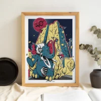 PER SITO MOCKUP STAMPE 3X4 CON CORNICEELEPHANT TOWER