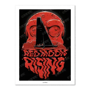 POSTER 'RED MOON RISIGN' 30X40
