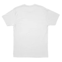 T-SHIRT BACK MOCKUP WHITE