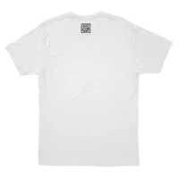 T-SHIRT BACK MOCKUP LOGO WHITE