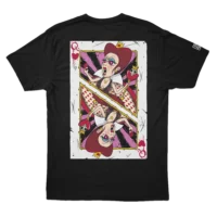 T-039-QUEENS OF HEARTS-BLA-BACK