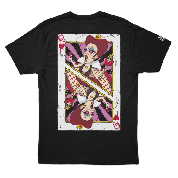 T-039-QUEENS OF HEARTS-BLA-BACK